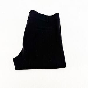 Betabrand Black Heavyweight Stretch Straight Slide On Leg Legging Pant Size L